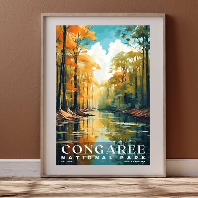 Congaree National Park Poster, Travel Art, Office Poster, Home Decor | S6 - image4